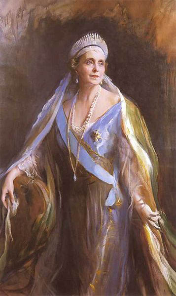 Queen Marie of Roumania, nee Princess Marie of Edinburgh, 1936